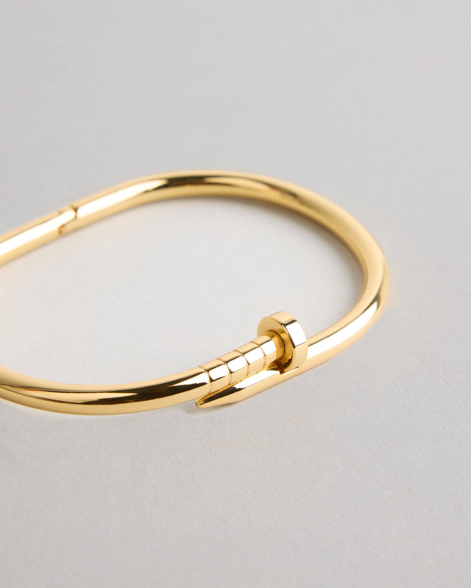 Close-up of The Little Miss Carter Gold-Plated Bracelet showing polished surface and refined gold finish by SELF Seductions