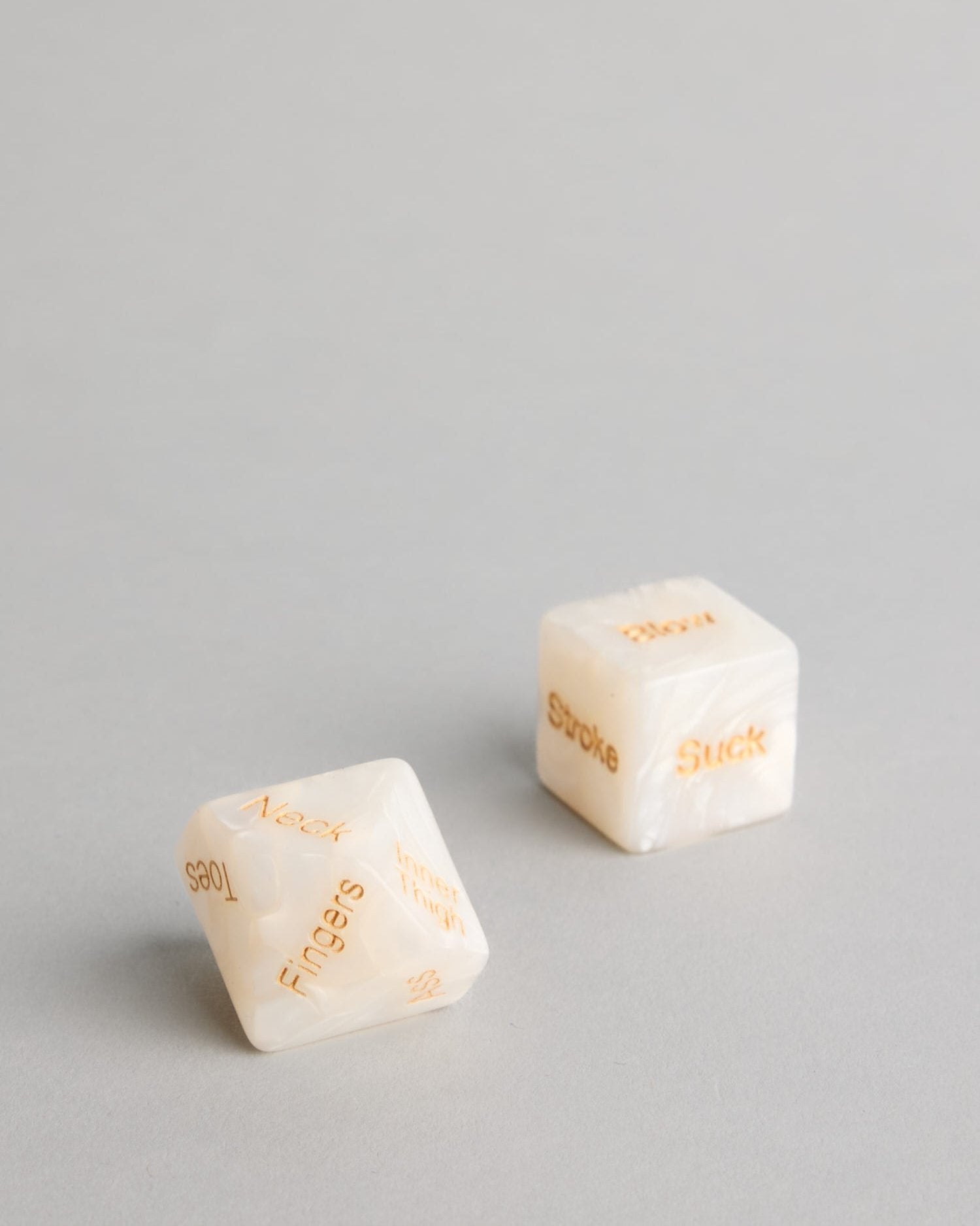 Elegant pearl dice set for sensual play and curiosity by SELF Seductions