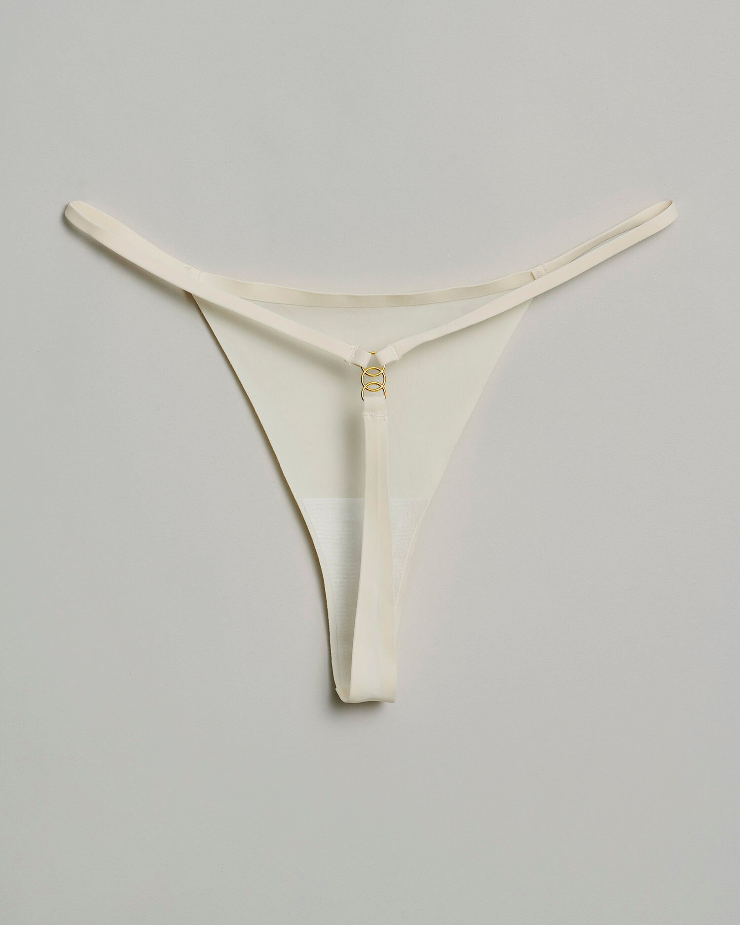 The Kim Sexy Back T-String Thong : Vanilla