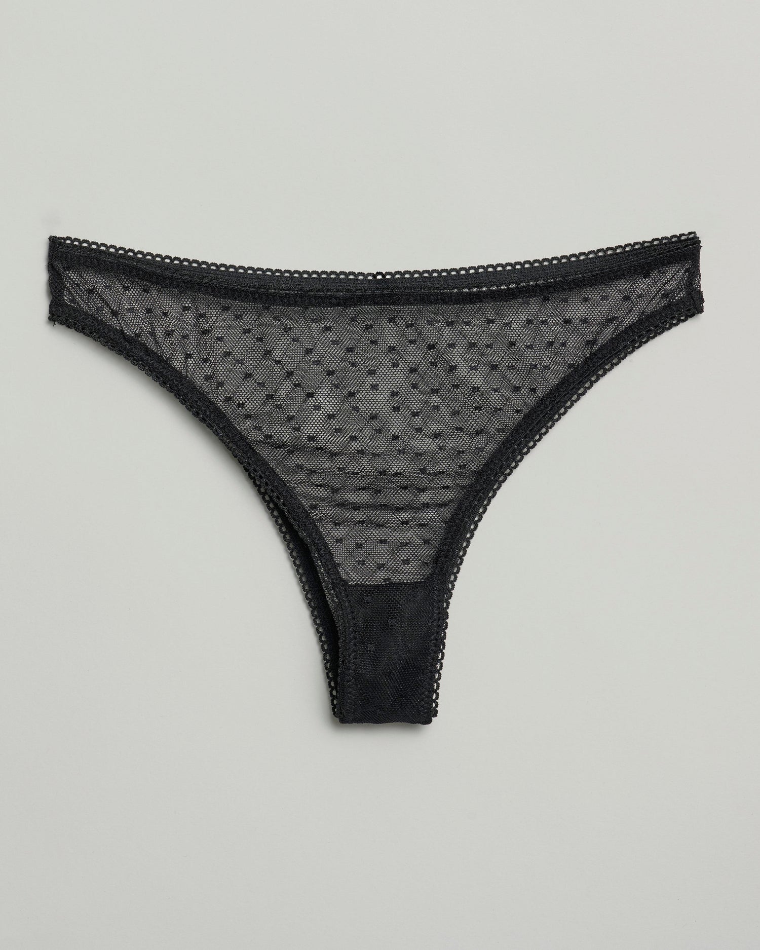 The Giselle Stretch Lace Brief in black – sheer lace underwear with soft stretch fit and elegant SELF Seductions design