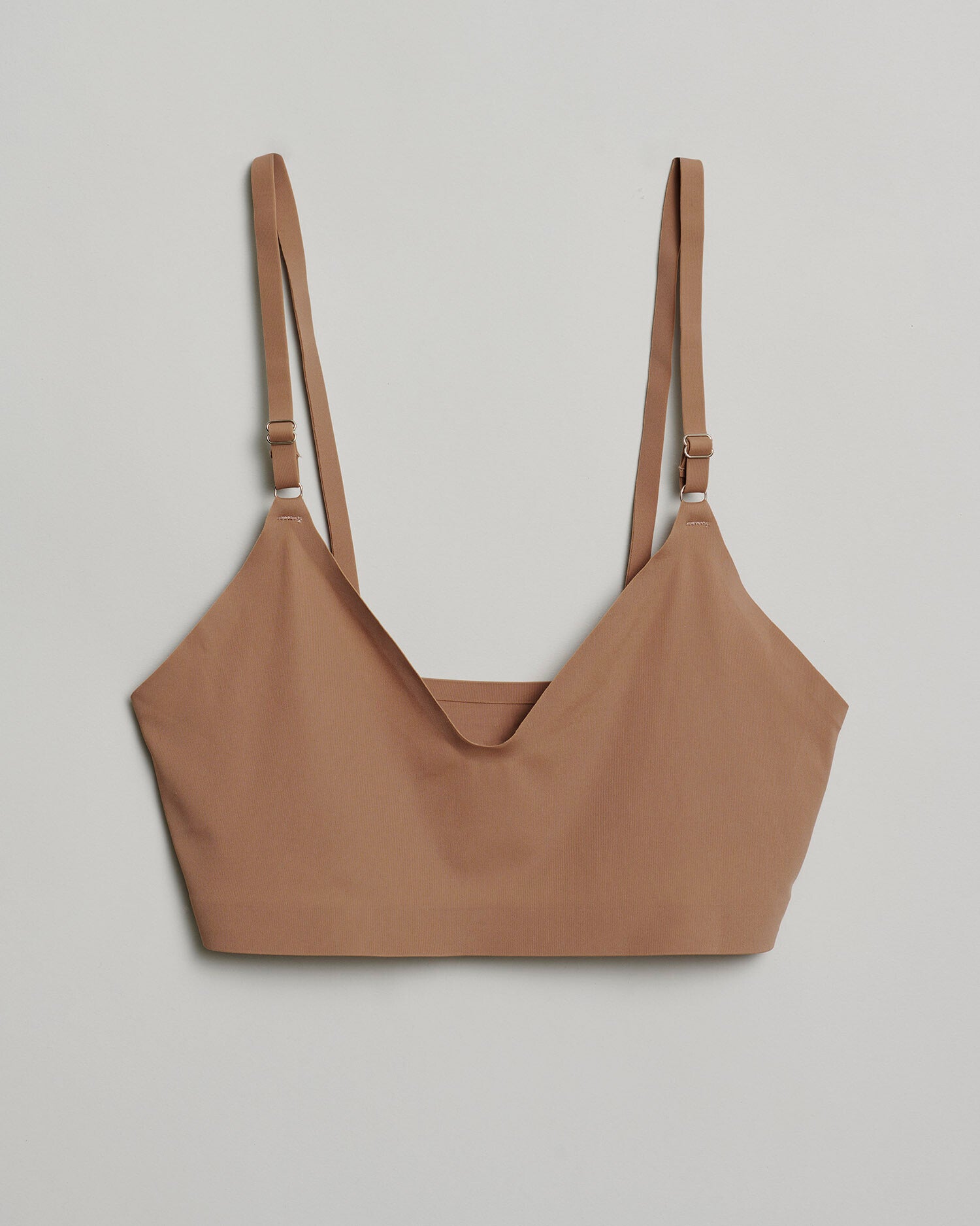 The Kendall Seamless Sports Bralette : Clay