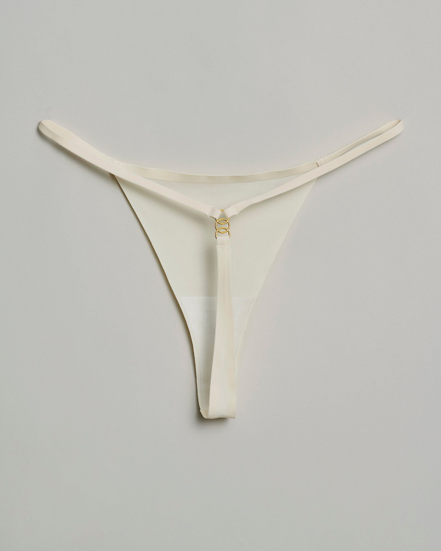 The Kim Sexy Back T-String Thong : Vanilla